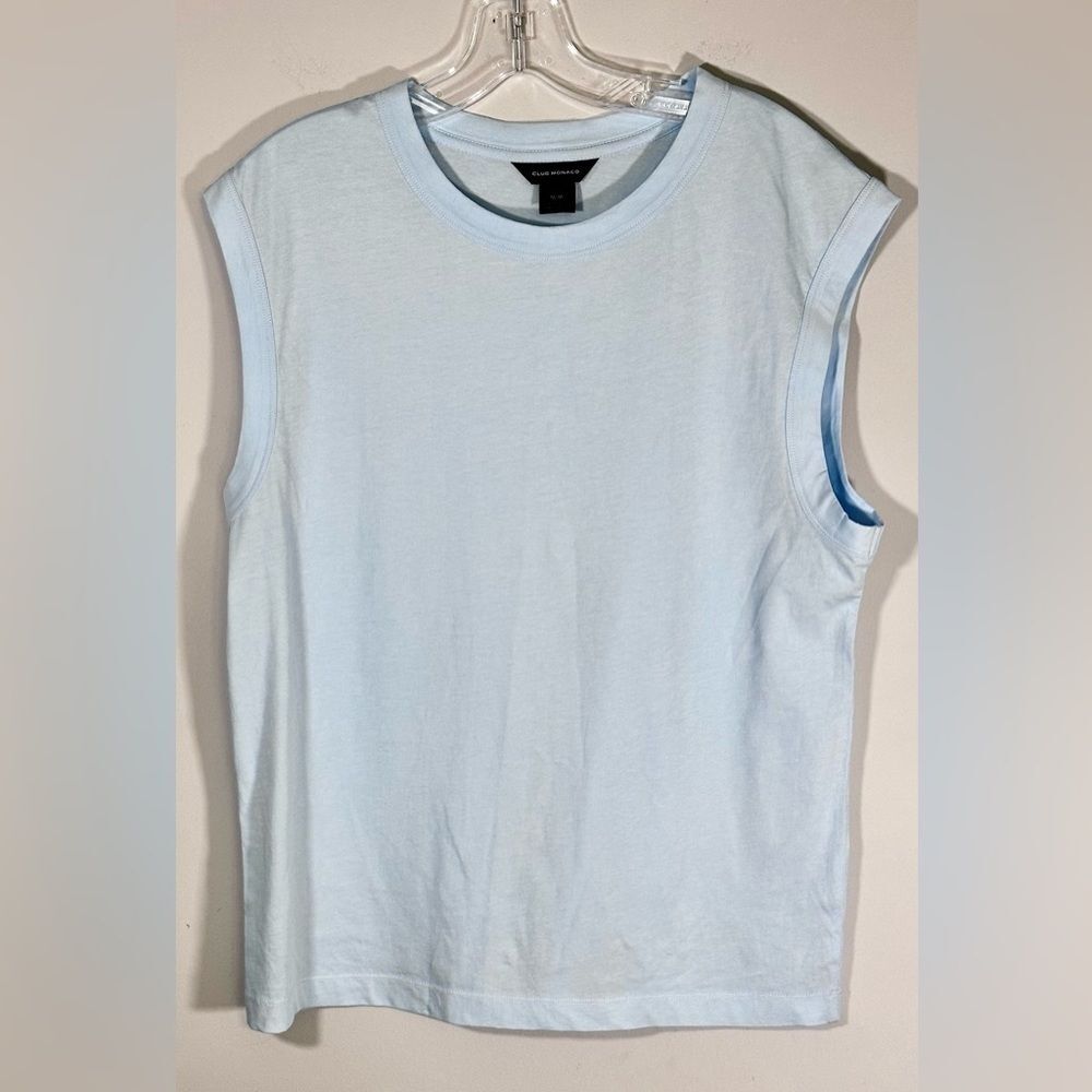Club Monaco Women’s Basic Crew Neck Sleeveless Shirt